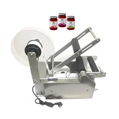 Máquina de rotulagem manual para garrafa