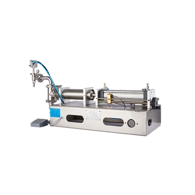 Máquina envasadora semiautomática de detergente líquido